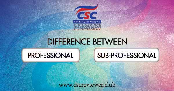 Difference Between Prof and Sub prof