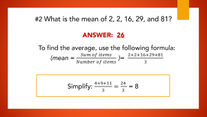 CS Exam Reviewer Practice Test for Math (Finding Means)