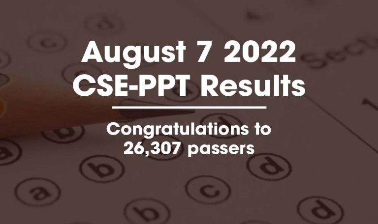 August 7 2022 CSE PPT Results