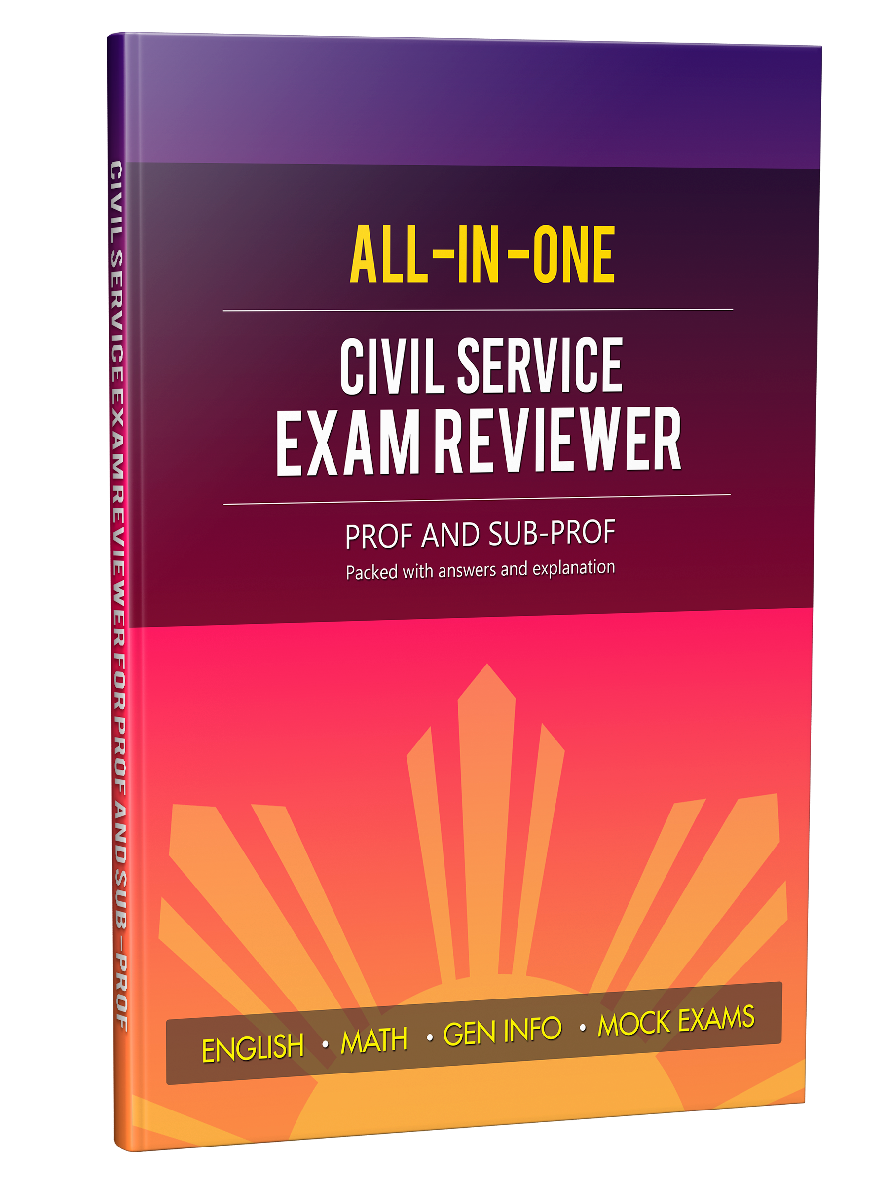 CS Exam Reviewer Book Cover