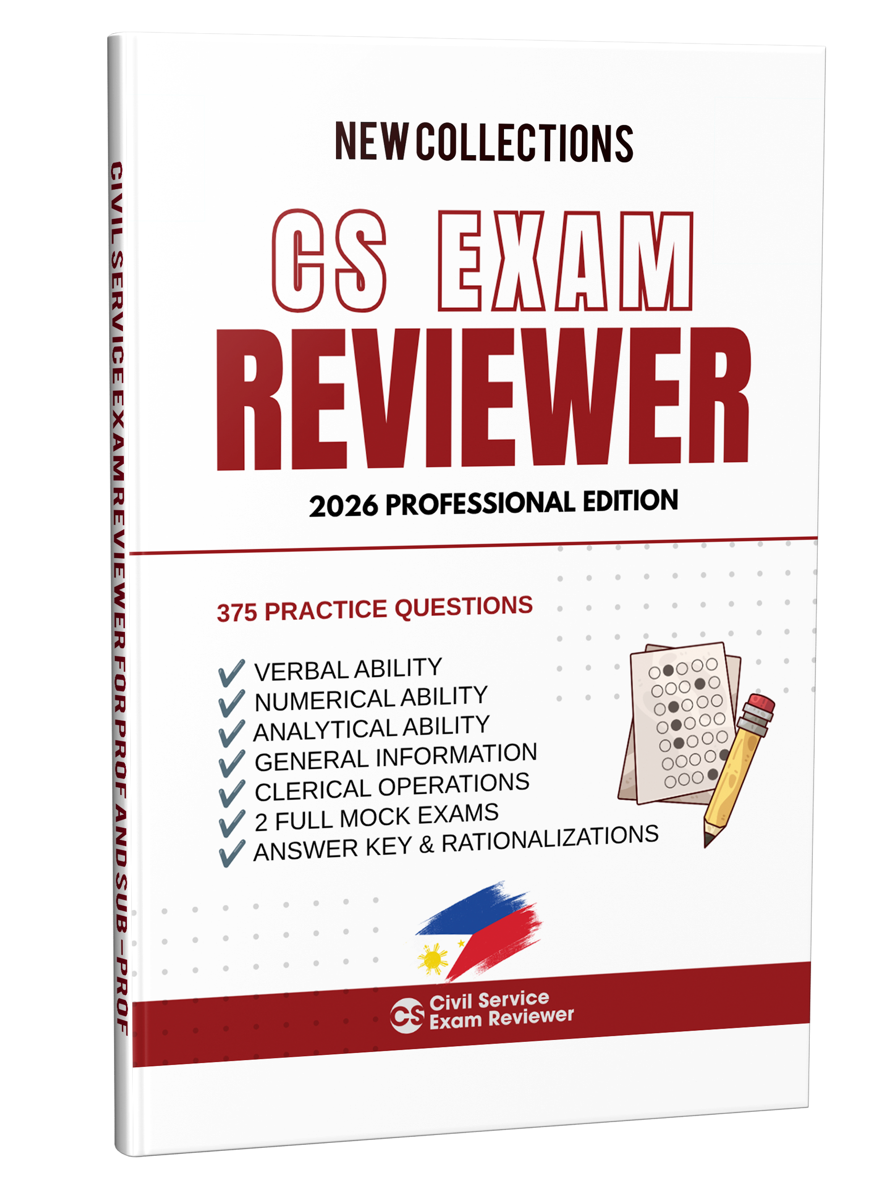 Civil Service Exam reviewer book cover